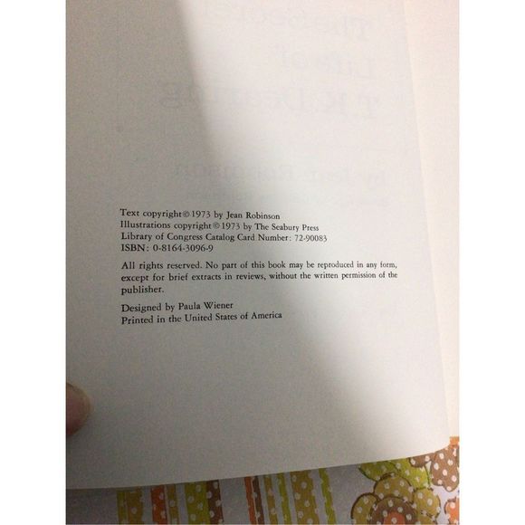 Vintage 1973 First Edition Book The Secret Life of T.K. Dearing by Jean Robinson - Picture 11 of 13